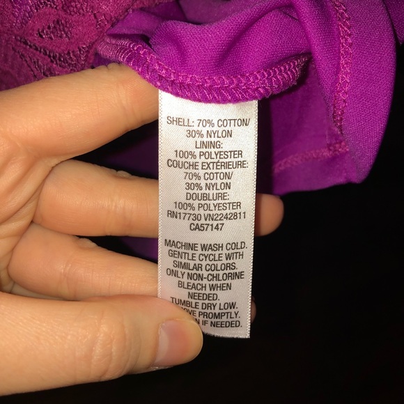 Vibrant Magenta Lace Fit & Flare Dress! - Picture 6 of 6